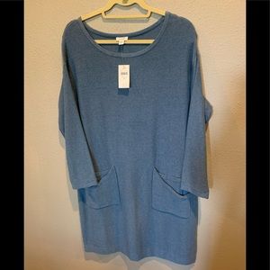 Beautiful in blue dress